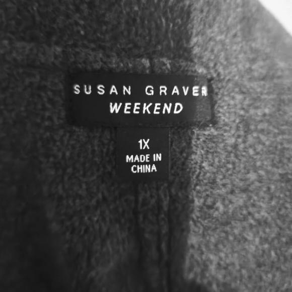 Susan Graver Weekend Wrap Jacket Size 1X Size 1X - Picture 7 of 8